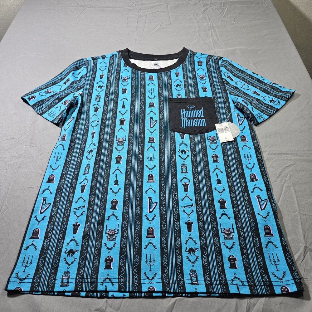 Disney Parks Haunted Mansion Glow-in-the-Dark T-Shirt Adult Size S